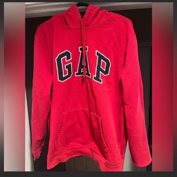 Red gap hoodie hot sale
